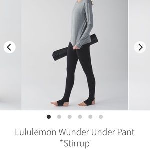 Lululemon stirrup pants